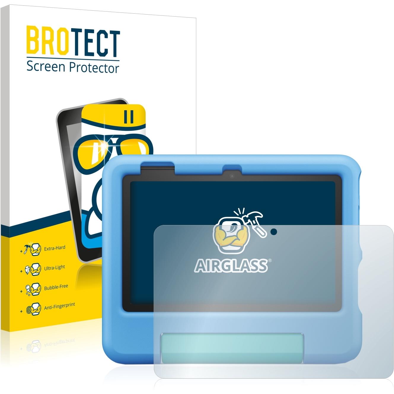 BROTECT AirGlass Panzerglasfolie (1 Stück, Fire 7 Kids 2022), Tablet Schutzfolie