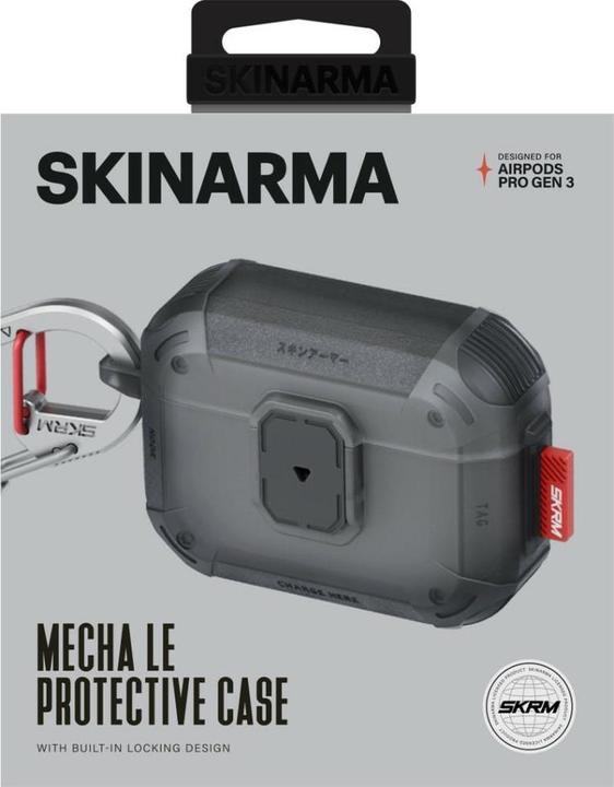 Produktbild Skinarma Case Mecha LE for AirPods Pro 3 smoke (Kopfhörer Hülle)
