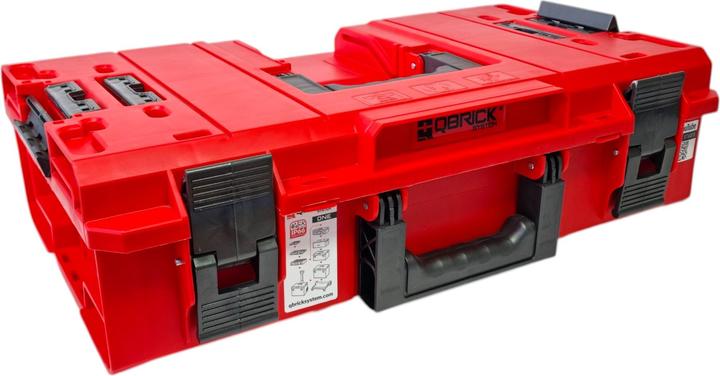 Qbrick System ONE 200 2.0 Vario RED ULTRA HD Custom Mallette à outils modulaire Organiseur 585 x