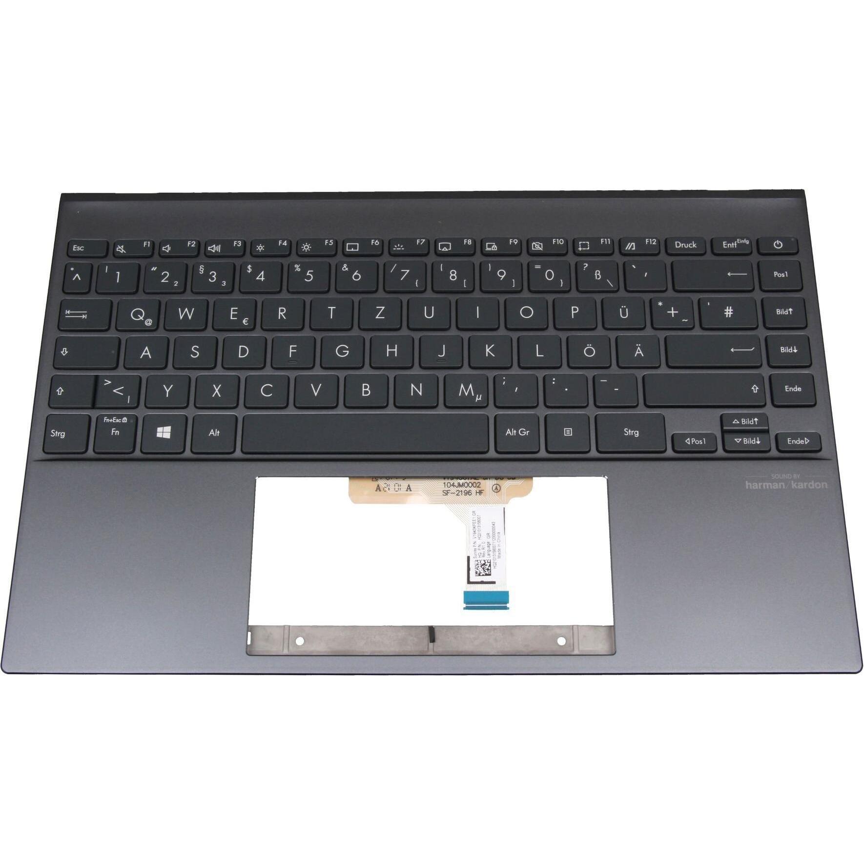 ASUS 90NB0SL1-R30GE0, Notebook Ersatzteile, Grau