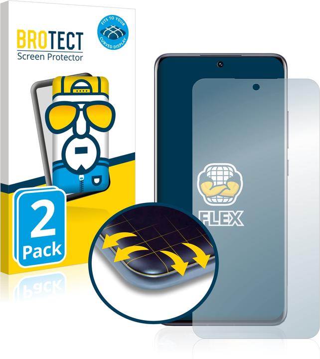 Produktbild BROTECT Full-Cover Displayschutz (2 Stück, Xiaomi 12X)