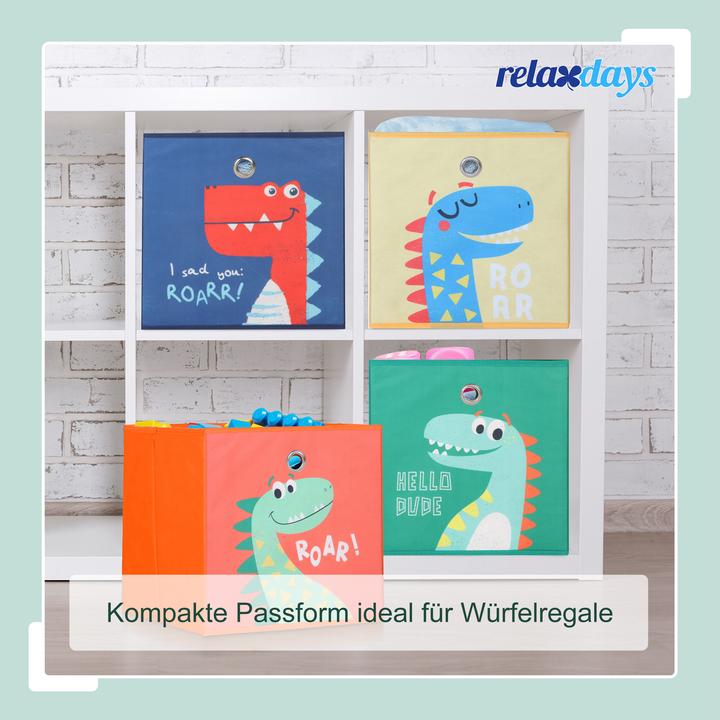 Actual product image Relaxdays 4x Storage Box for Kids