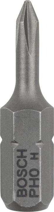 Actual product image Bosch Professional Zubehör Screwdriver bit extra hard PH 0, 25 mm, pack of 3 (Cross Phillips PH M0)