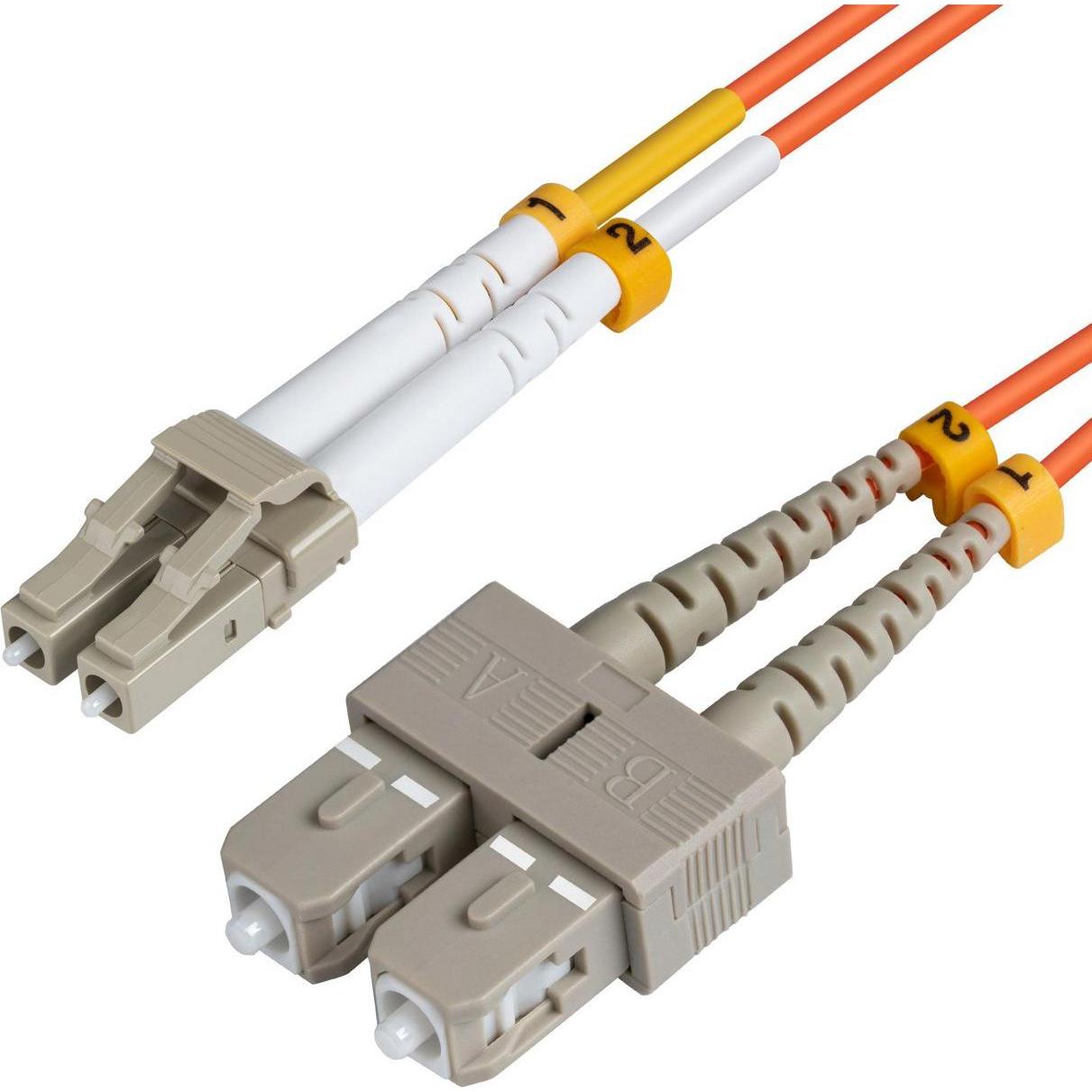 MicroConnect LC/UPC-SC/UPC 0.5m OM1 (0.50 m), Netzwerkkabel