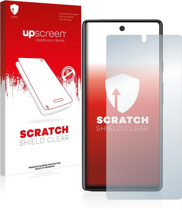 Actual product image upscreen Scratch Shield Protector (1 Piece, Google Pixel 6a)