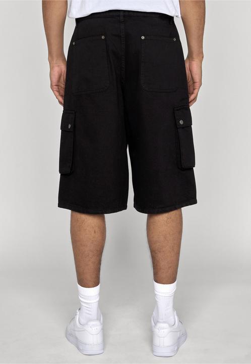 Image du produit Urban Classics Washed Workwear Cargo Shorts black 30 (30)