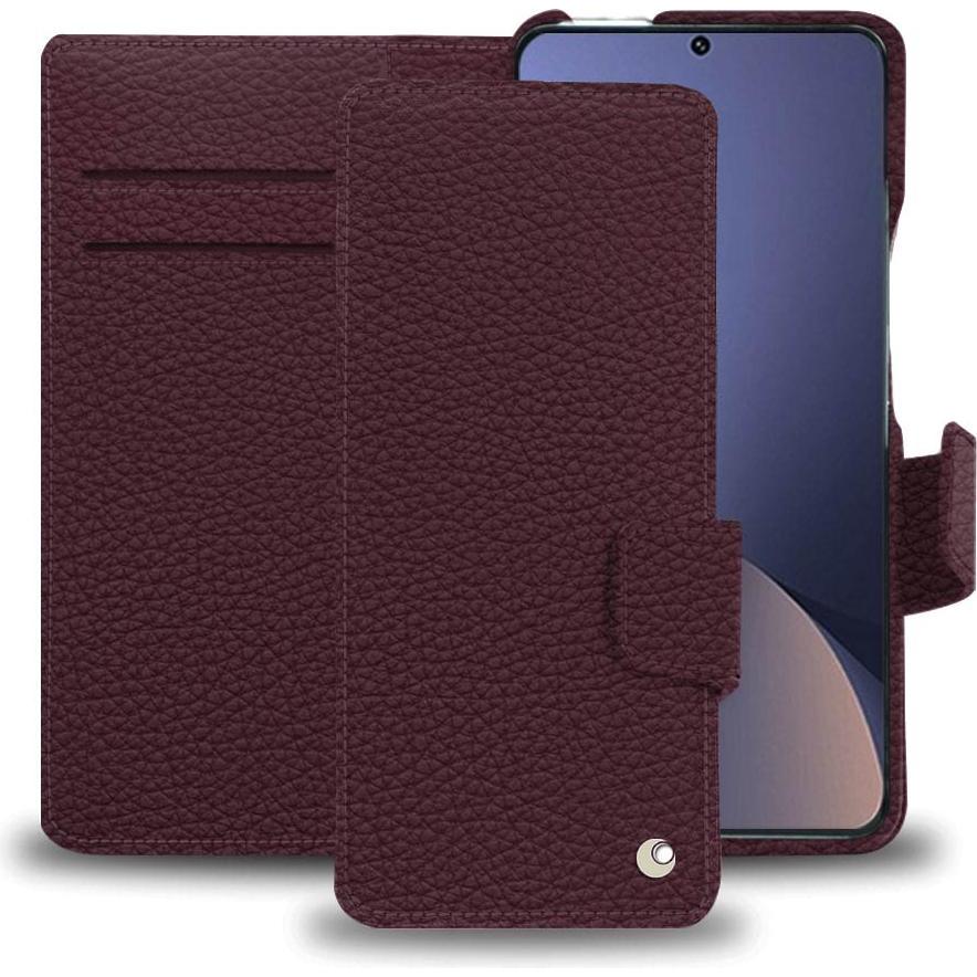 Noreve Lederschutzhülle Xiaomi 12 Pro (Xiaomi 12 Pro), Smartphone Hülle, Violett