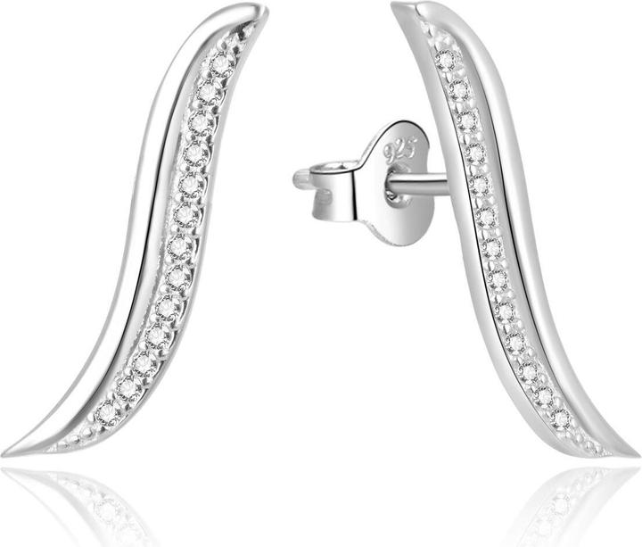 Immagine prodotto Beneto Eleganti orecchini longitudinali in argento AGUP1790L (L) (Argento)