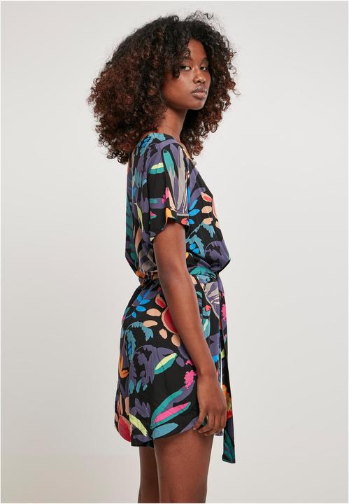 Image du produit Urban Classics Ladies Short Viscose Belt Jumpsuit - 12110 (5XL)