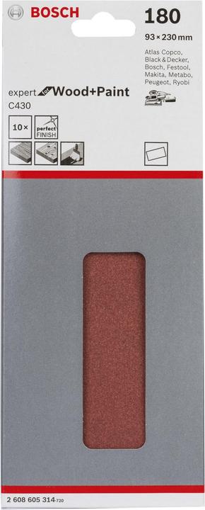 Immagine prodotto Bosch Professional Zubehör Schleifblatt C430 (180)