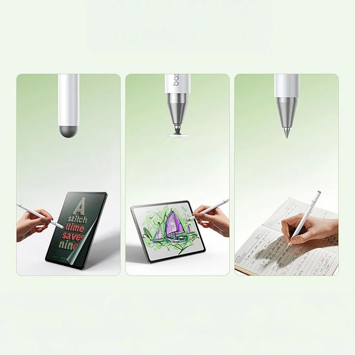 Actual product image Baseus Smooth Writing III Passive Stylus White