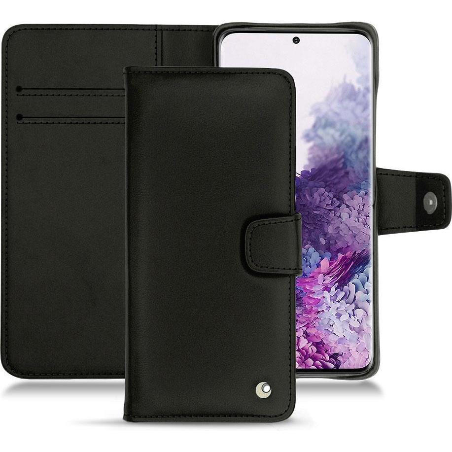 Noreve Lederschutzhülle Wallet (Samsung Galaxy S20+), Smartphone Hülle, Schwarz