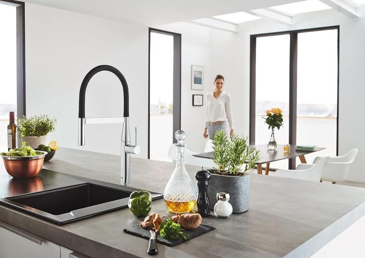 Immagine prodotto Grohe Rubinetto cucina monocomando con spruzzatore magnetico e finitura resistente