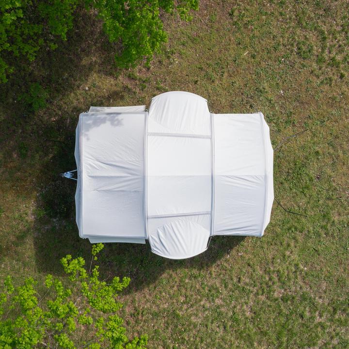 Actual product image Quechua 340357 (Inflatable tent, 4 persons)