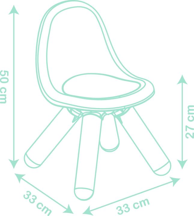 Actual product image Smoby Ls Blue Chair (High chair)