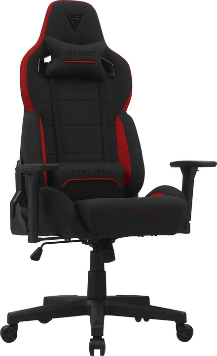 Image du produit Sense Chaise de jeu Sense7 Sentinel tissu Gaming Chair, Noir-rouge