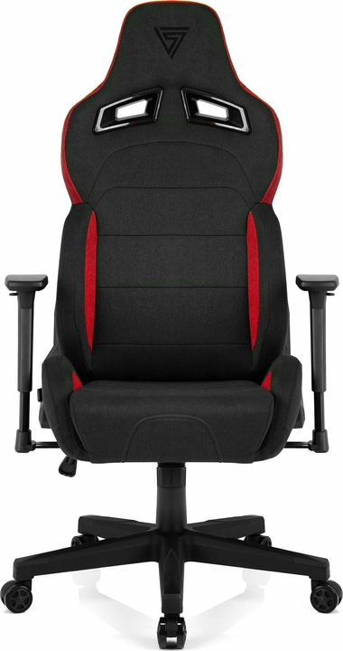 Image du produit Sense Chaise de jeu Sense7 Sentinel tissu Gaming Chair, Noir-rouge