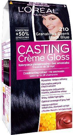 Image du produit L'Oréal Paris Crème Gloss Cream Coloring No.210 Bleu marine noir (210 Noir marine)