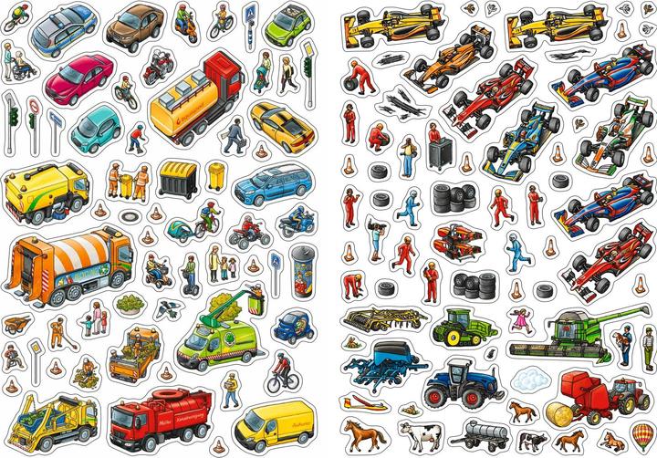 Produktbild Mein Stickeralbum Fahrzeuge (500 Sticker)