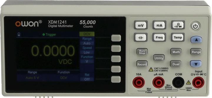 Produktbild Owon Tisch-Multimeter, XDM1241, TRMS, 8,9 cm (3,5") LC-Display