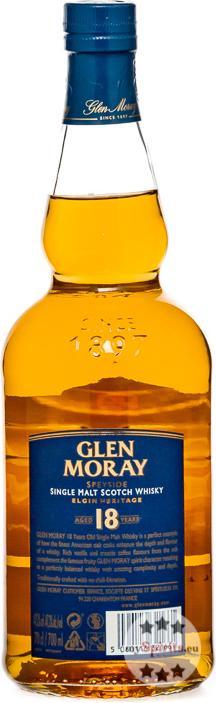 Produktbild Glen Moray 18 Years (1 x 70 cl)