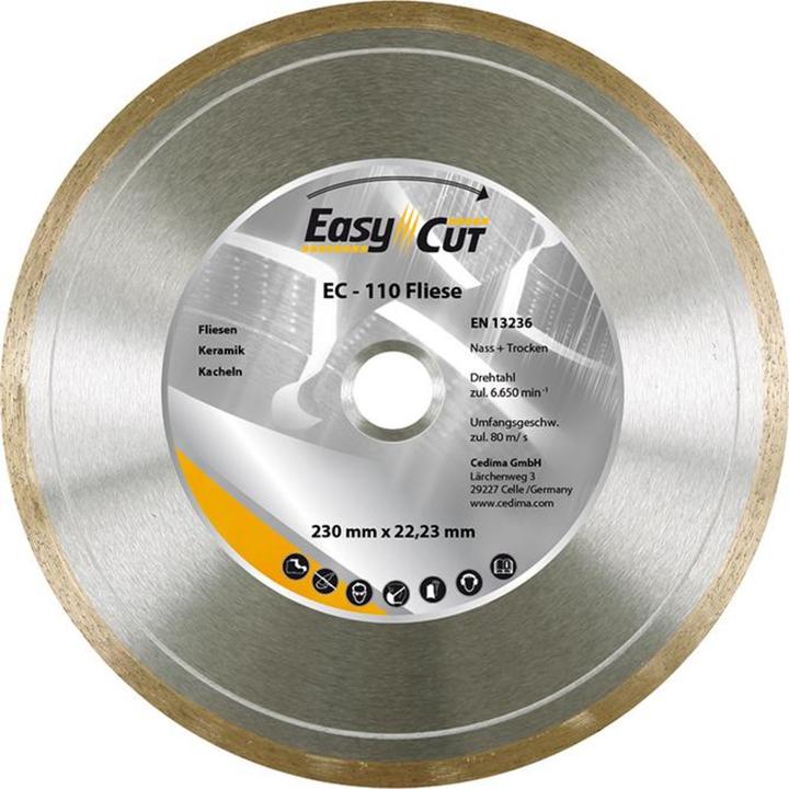 Actual product image Cedima Diamond Conticuous Cutting Blade 115x1