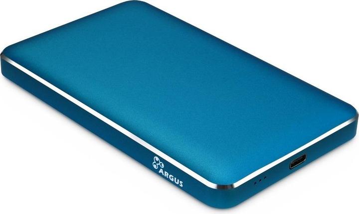 Produktbild Intertech ARGUS GD25609 2,5 USB C - blau HDD-Gehauese fuer 1x 2,5 Zoll Sata I II III 4TB Max 9.5 cm Dicke M... (2.5")
