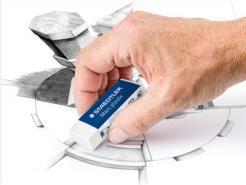 Produktbild Staedtler Kunststoff-Radierer Mars plastic, 40er Display mit Schiebe-Manschette, Premium Qualität, in Zelloph