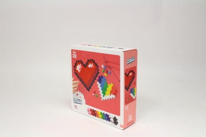 Actual product image Plus-Plus Creative building blocks puzzle heart (250 pieces)