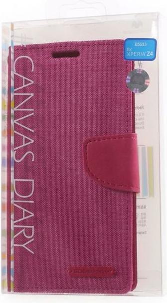 Actual product image Goospery Canvas Diary Series (Sony Xperia Z3+)