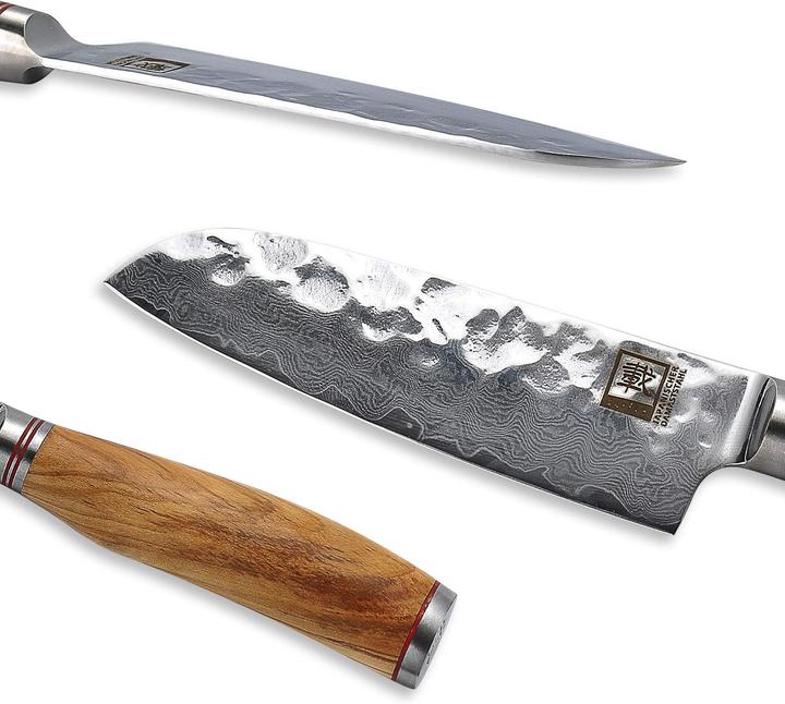 Produktbild Zayiko Olive Damastmesser, 12cm (12 cm)
