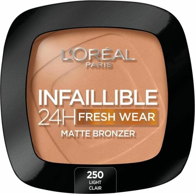 Image du produit L'Oréal Paris Infaillible 24H Fresh Wear Bronzer Matte (250 Lumière, Contour, 9 g)