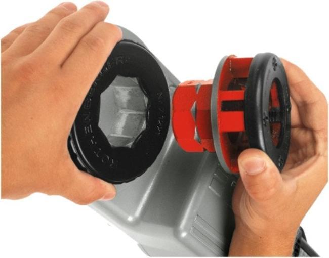 Actual product image Rothenberger Thread Cutting Machine SUPERTRONIC® 2000 Set, BSPT R 1/2-2 ″ 1010 W