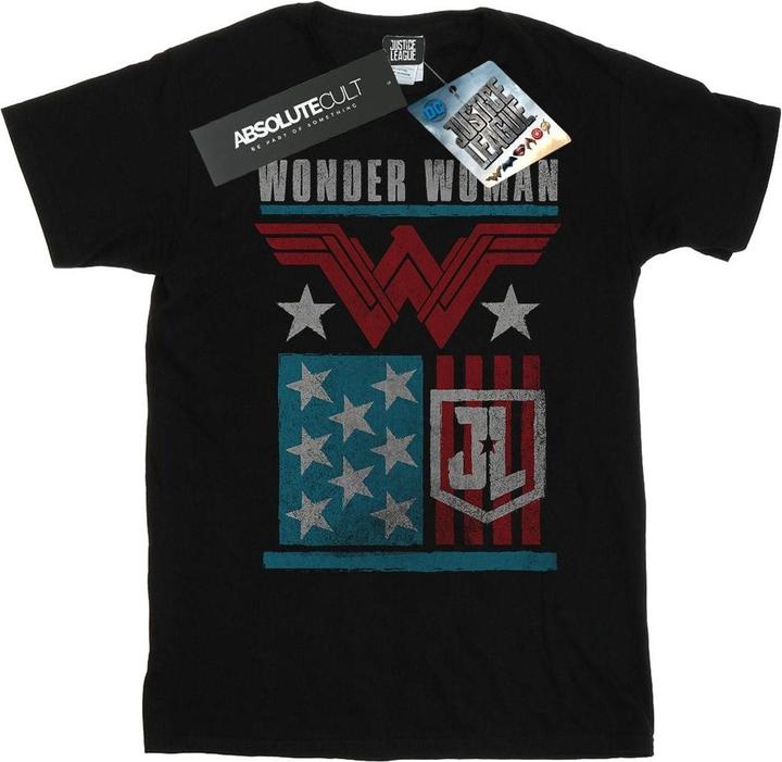 Produktbild Justice League Movie Wonder Woman Flag TShirt (M)