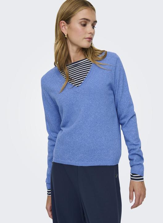 Actual product image Only Onlloyal Life Ls V-Neck Pullo Knt Noos (S)