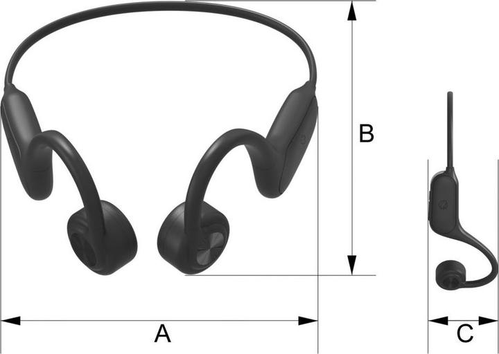 Actual product image Manta MBC102 Skeleton II (No noise cancellation, 6 h, Wireless)