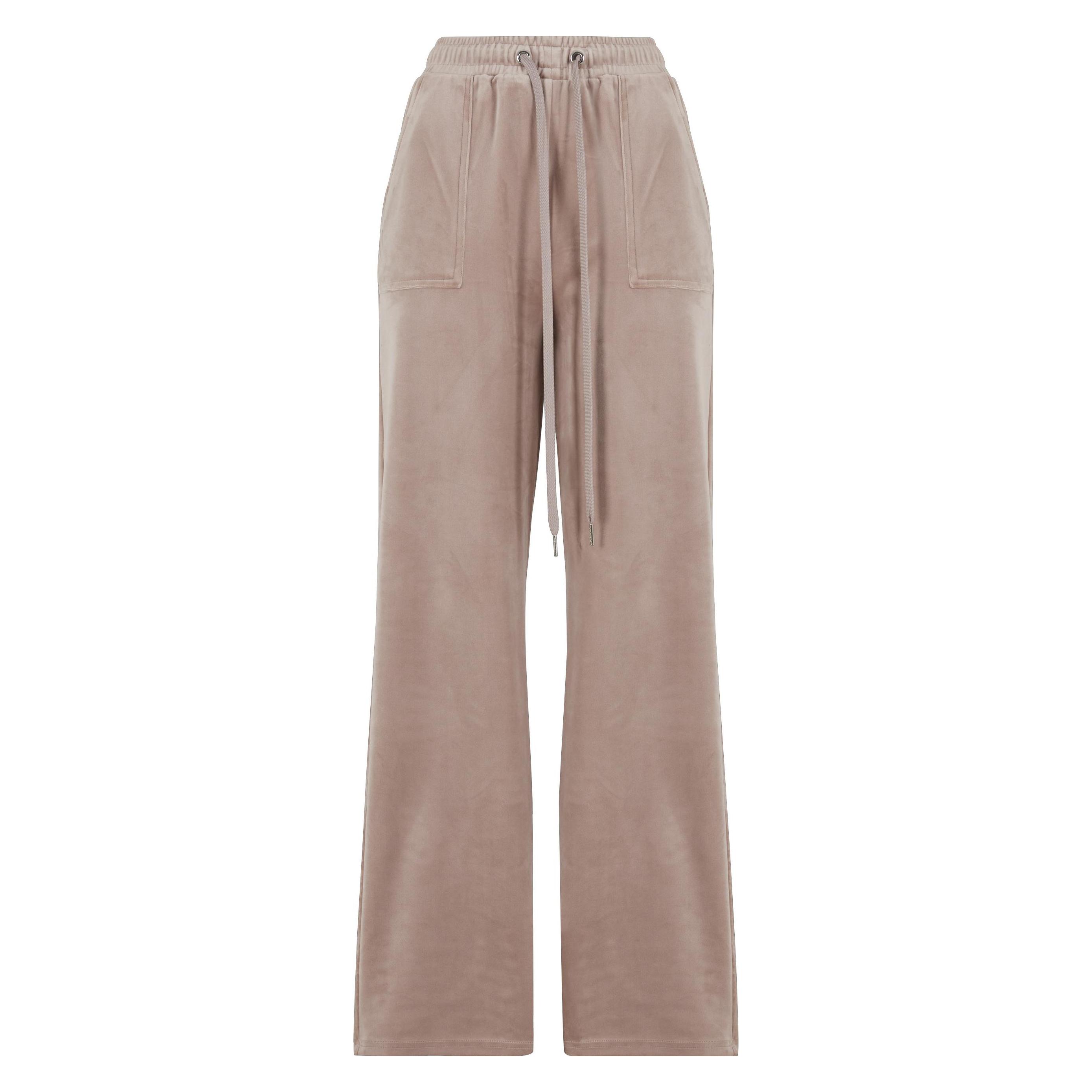 Urban Classics, Damen, Hosen, Ladies Velvet Sweatpants - 175167, Pink, Rosa, (Xxl)