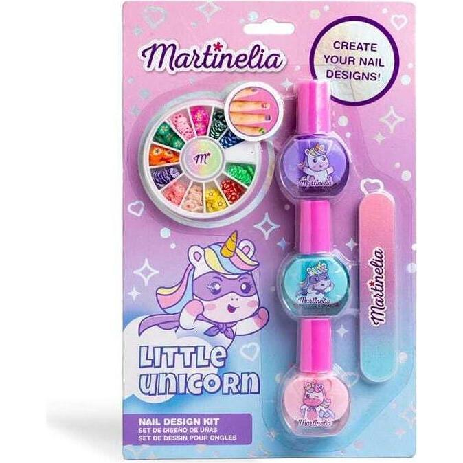 Martinelia Einhorn Maniküre Set für Kinder mit 3 Nagellacken