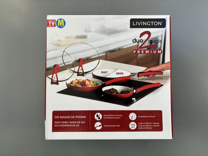 Produktbild MediaShop Duo 2 Magic Premium (Pfannenset + Topfset, Keramik)