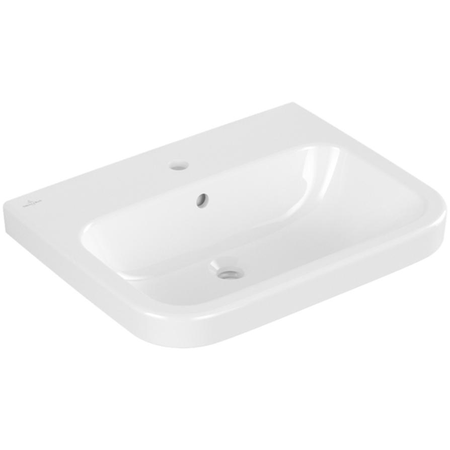 Villeroy & Boch, Waschbecken, Waschtisch Architectura 60 cm wei mit Beschichtung 418860R1 (470 mm, 600 mm)