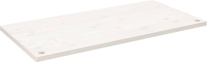 Produktbild VidaXL Schreibtischplatte Weiss 100x60x2,5 cm Massivholz Kiefer (100 x 60 x 2.5 cm)