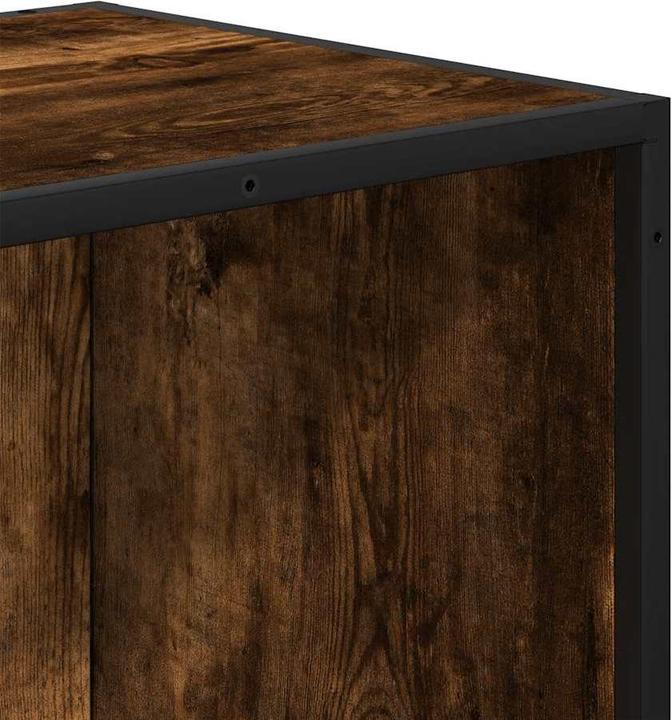 Actual product image vidaXL Bookcase Shelf Standing shelf Office shelf Storage shelf Smoked oak