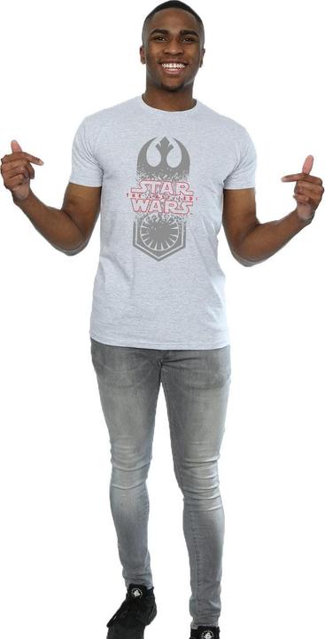 Actual product image Star Wars Mens The Last Jedi Symbol Crash T-Shirt (M)