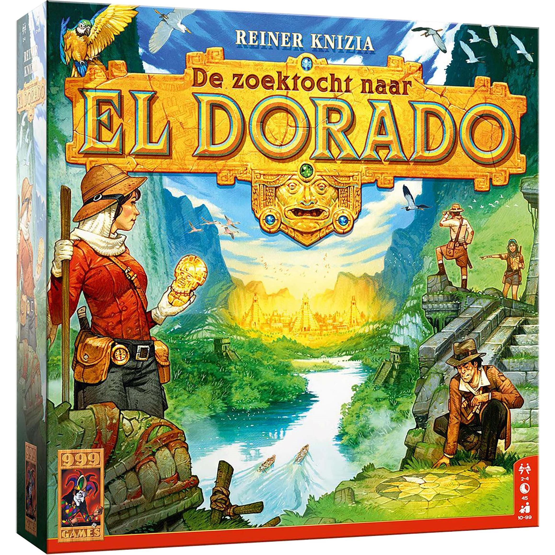 999Games Das Brettspiel „Die Suche nach El Dorado“.