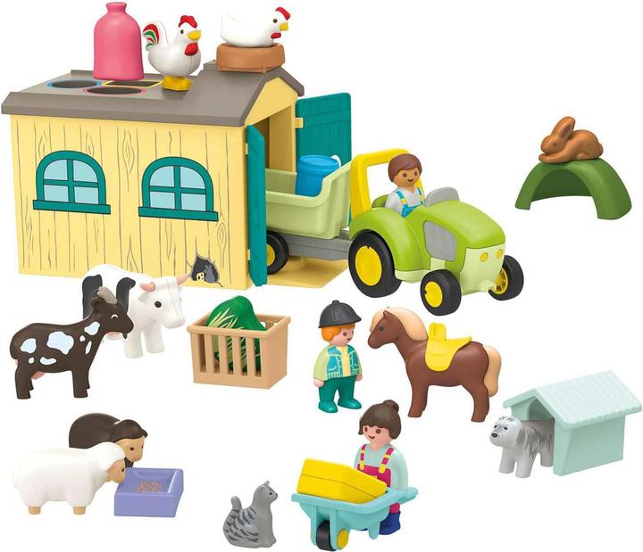 Produktbild Playmobil Bauernhof-Abenteuer Traktor (71656)