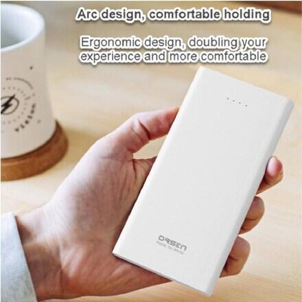 Actual product image Orsen E41 Power Bank 10000mAh baltas (10000 mAh, 37 Wh)