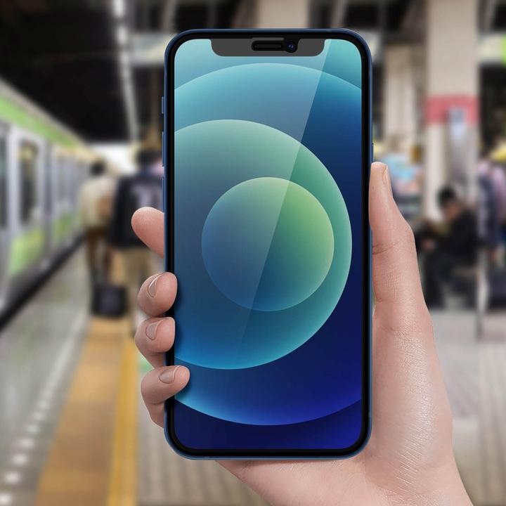 Actual product image Avizar Privacy glass screen protector (1 pcs., Apple iPhone 12 mini)