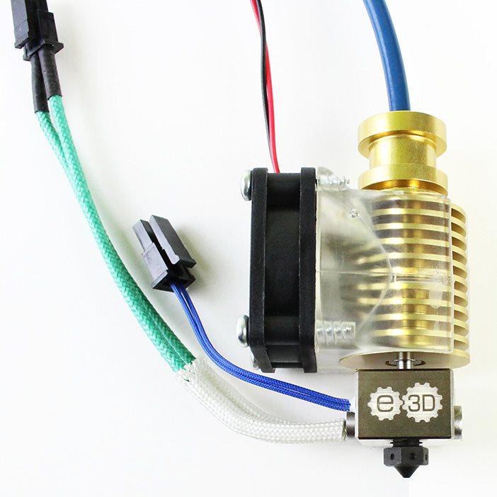 Actual product image E3D Online E3D V6 Gold Edition HotEnd - 1,75mm - 12V (Hotend)