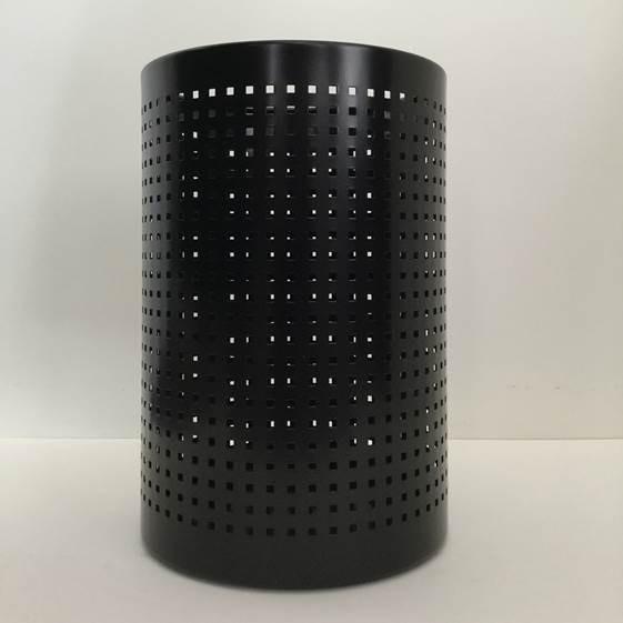 Produktbild Wachter Papierkorb Stahl Schwarz (30 l)