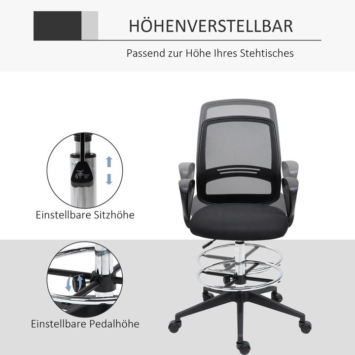 Produktbild Vinsetto Bürostuhl (56 - 76 cm)